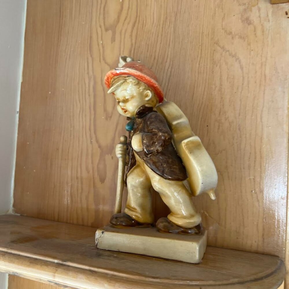 Boy and Cello Figurine